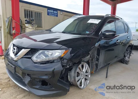 2015 Nissan Rogue Sv из США, поврежденный, VIN KNMAT2MV6FP583476